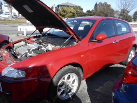 アルファロメオ147　1.6ツインスパーク　クラッチマスターシリンダ交換